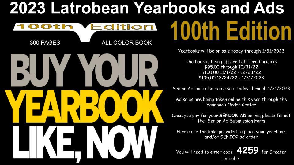 Yearbook Purchase Information